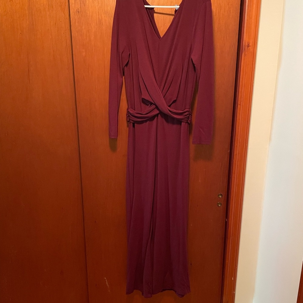 Old Navy Burgundy Jumpsuit
